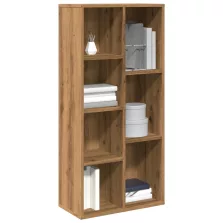   vidaXL kézműves tölgy színű könyvszekrény 50 x 25 x 104 cm