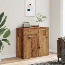   vidaXL antik fa színű szerelt fa tálalószekrény 80 x 36 x 75 cm