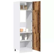   vidaXL antik fa szerelt fa szekrény hűtőhöz 60 x 57 x 207 cm