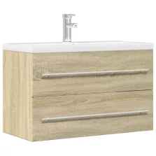   vidaXL antik fa színű szerelt fa mosdószekrény 80 x 38,5 x 48 cm