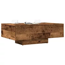   vidaXL antik fa színű szerelt fa dohányzóasztal 85 x 55 x 31 cm