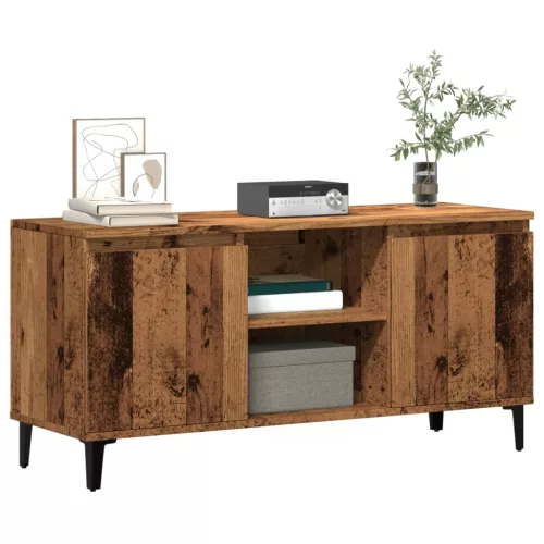 vidaXL antik fa színű szerelt fa TV-szekrény 102 x 35 x 50 cm