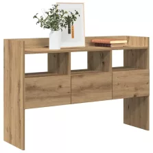   vidaXL kézműves tölgy színű szerelt fa tálalószekrény 105x30x70 cm