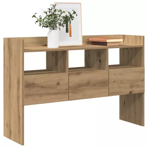 vidaXL kézműves tölgy színű szerelt fa tálalószekrény 105x30x70 cm