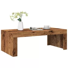   vidaXL antik fa színű szerelt fa dohányzóasztal 102 x 50 x 35 cm