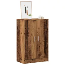   vidaXL antik fa színű szerelt fa cipősszekrény 60 x 35 x 92 cm