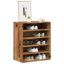   vidaXL antik fa színű szerelt fa cipősszekrény 60 x 35 x 70 cm
