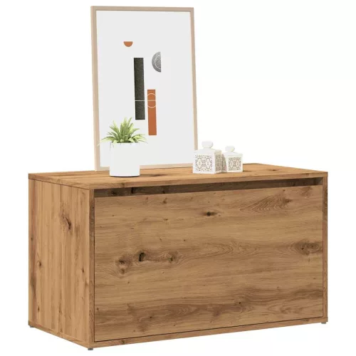 vidaXL előszobapad 80x40x45 cm Artisan tölgyfa műfa