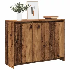   vidaXL antik fa színű szerelt fa tálalószekrény 102 x 33 x 75 cm
