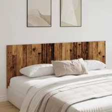   vidaXL antik fa színű szerelt fali fejtámla 240 x 1,5 x 80 cm
