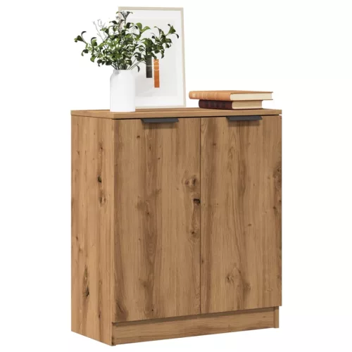 vidaXL kézműves tölgy színű szerelt fa tálalószekrény 60 x 30 x 70 cm