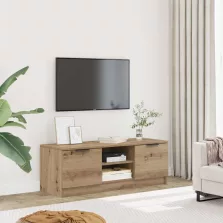   vidaXL TV szekrény Artisan tölgy 102x35x36,5 cm Műanyag fa