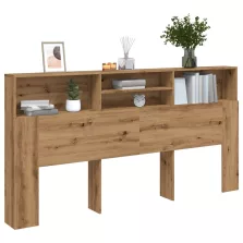   vidaXL kézműves tölgy szerelt fa áthidalószekrény 200 x 19 x 103,5 cm