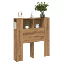   vidaXL kézműves tölgy színű szerelt fa fiókos szekrény 100x19x104,5 cm