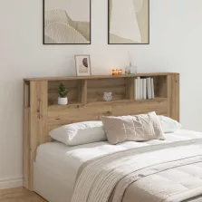   vidaXL kézműves tölgy szerelt fa áthidalószekrény 180x18,5x102,5 cm