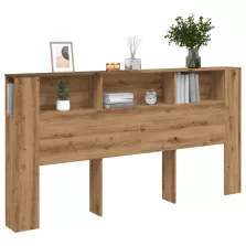   vidaXL kézműves tölgy szerelt fa áthidalószekrény 200x18,5x102,5 cm