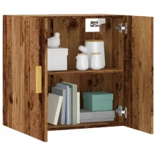   vidaXL antik fa színű szerelt fa faliszekrény 60 x 31 x 60 cm