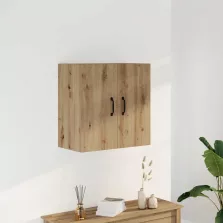   vidaXL kézműves tölgy színű szerelt fa faliszekrény 60 x 31 x 60 cm