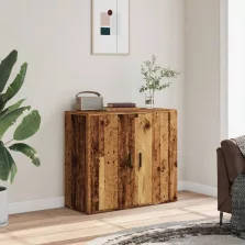   vidaXL öreg fa árnyalatú szerelt fa tálalószekrény 80 x 33 x 70 cm