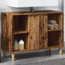   vidaXL antik fa színű szerelt fa mosdószekrény 80 x 33 x 60 cm