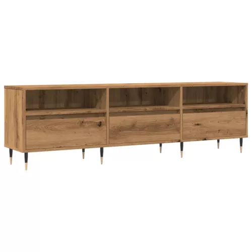 vidaXL kézműves tölgy színű szerelt fa TV-szekrény 150 x 30 x 44,5 cm