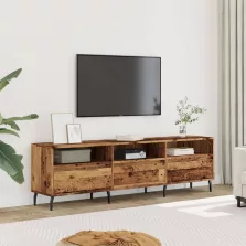   vidaXL antik fa színű szerelt fa TV-szekrény 150 x 30 x 44,5 cm