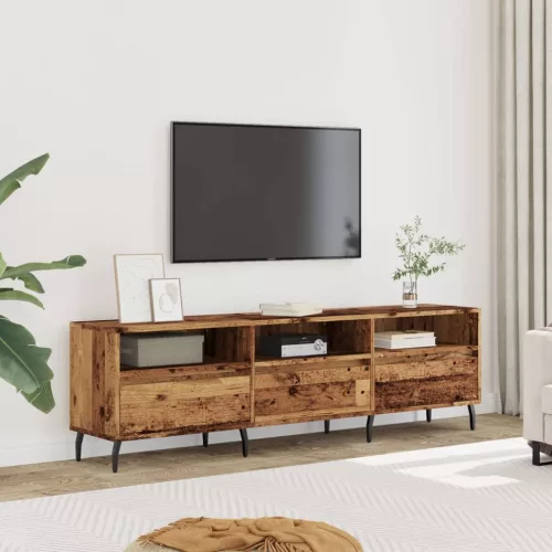 vidaXL antik fa színű szerelt fa TV-szekrény 150 x 30 x 44,5 cm
