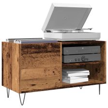   vidaXL antik fa színű szerelt fa hanglemezszekrény 84,5x38x48 cm