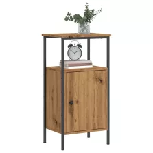   vidaXL kézműves tölgy színű szerelt fa éjjeliszekrény 41 x 31 x 80 cm