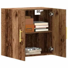   vidaXL antik fa színű szerelt fa faliszekrény 60 x 31 x 60 cm