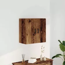   vidaXL antik fa színű szerelt fa faliszekrény 60 x 31 x 60 cm