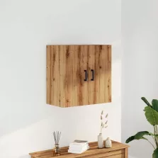   vidaXL kézműves tölgy színű szerelt fa faliszekrény 60 x 31 x 60 cm