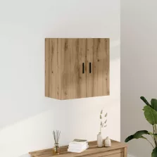   vidaXL kézműves tölgy színű szerelt fa faliszekrény 60 x 31 x 60 cm