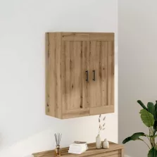   vidaXL kézműves tölgy színű szerelt fa tálalószekrény 69,5x34x90 cm