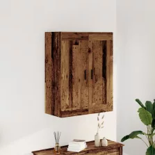   vidaXL antik fa színű szerelt fa fali szekrény 69,5 x 34 x 90 cm