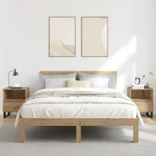   vidaXL 2 db kézműves tölgy színű éjjeliszekrény 40 x 35 x 50 cm