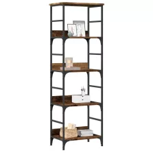  vidaXL antik fa színű szerelt fa könyvszekrény 50 x 33 x 153 cm