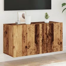   vidaXL antik fa színű falra szerelhető TV-szekrény 80 x 30 x 41 cm