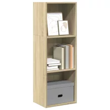   vidaXL sonoma tölgy színű szerelt fa könyvespolc 40 x 30 x 114 cm