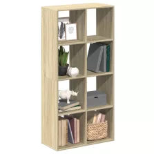   vidaXL sonoma tölgy szerelt fa elválasztó könyvespolc 69,5x29x137,5 cm