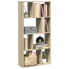   vidaXL sonoma tölgy színű szerelt fa könyvespolc 60 x 20 x 120 cm