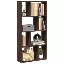   vidaXL barna tölgy színű szerelt fa könyvespolc 60 x 20 x 120 cm