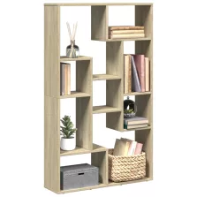   vidaXL sonoma tölgy színű szerelt fa könyvespolc 72 x 20 x 120 cm