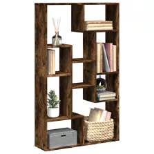   vidaXL füstös tölgy színű szerelt fa könyvespolc 72 x 20 x 120 cm