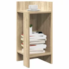 vidaXL sonoma tölgy kisasztal polccal 25,5 x 27 x 60 cm