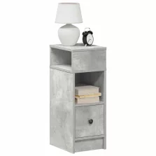   vidaXL betonszürke éjjeliszekrény fiókkal 25 x 31 x 66 cm