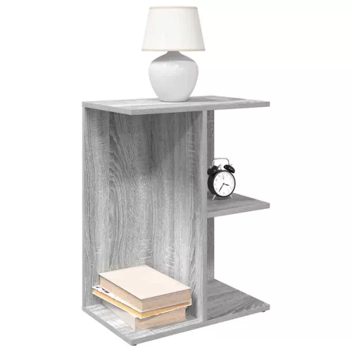 vidaXL éjjeliszekrények 2db szürke sonoma 46,5x29x61cm szerkesztett fa