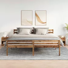  vidaXL 2 db antik fa színű éjjeliszekrény fiókkal 39x28x41 cm
