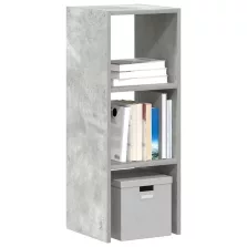   vidaXL betonszürke szerelt fa könyvespolc halmozható 30 x 30 x 80 cm