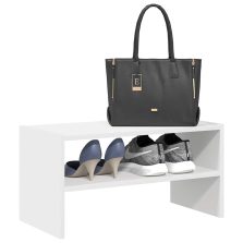   vidaXL fehér cipőtartó állvány halmozható 60 x 30 x 30,5 cm